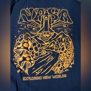NASA Navy Graphic Tee